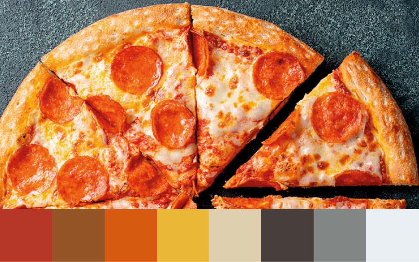 Colores corporativos Pizzadana